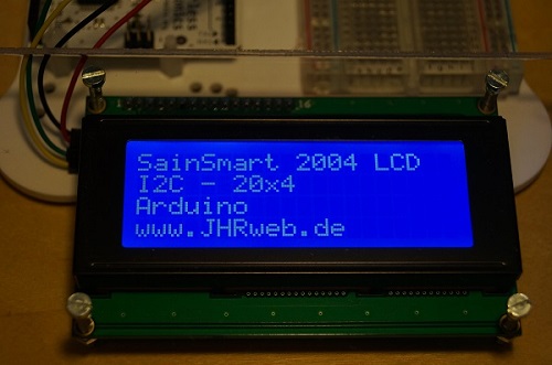 SainSmart IIC/I2C/TWI Serial 2004 20x4 LCD Module Shield