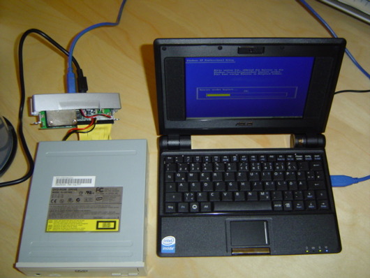 Eee PC Windows XP installation