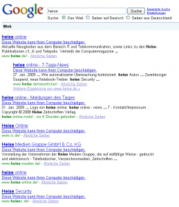 google-fehler